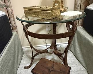 Ornate Gilt Metal Jewelry Box