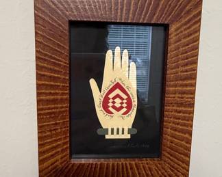Edward Gorey "The Hand and Heart" Framed Print