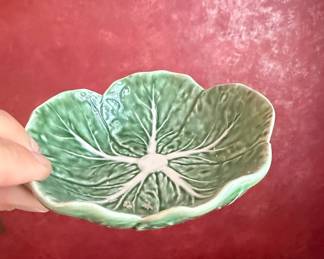 Bordallo Pinheiro Green Cabbage Leaf Ceramic Tableware