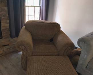 Chair and ottoman 