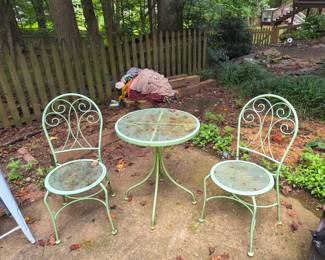 Iron Bistro Set