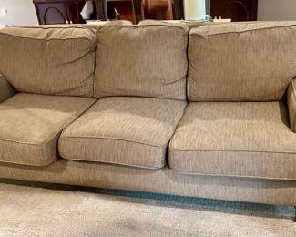 Serta Copenhagen 61" Rolled Arm Sofa, Beige
