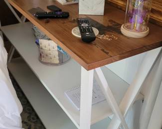 Farmhouse storage console