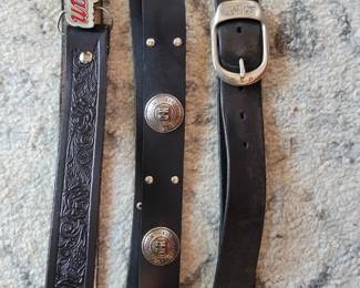 Harley Davidson and Indian belts
