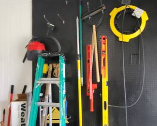 Tools.  Ladders