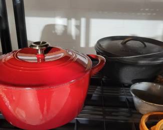Cast iron pans