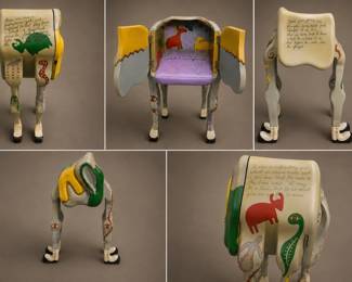 Whimsical Legged Sculpture