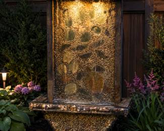 Mosaic Waterfall Fountain