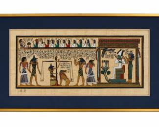 Egytion Painting on Papyrus