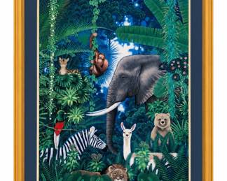 Jungle Elephant Print