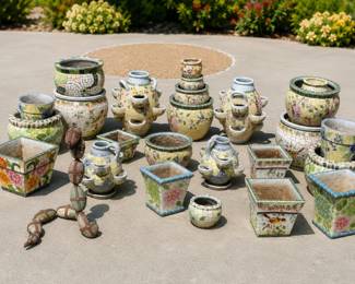 Mosaic pots