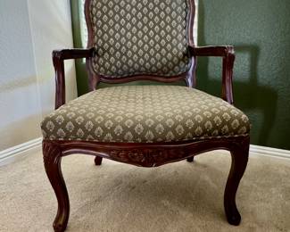 Elegant French Country Accent Armchair