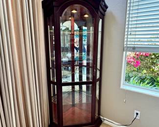 Lighted Curio Display Cabinet