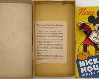 1940's Mickey Mouse Watch in Original Box
