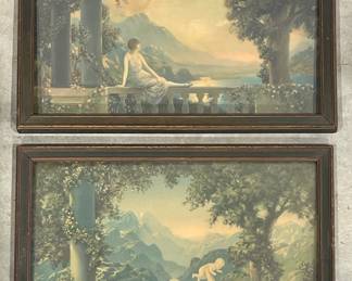2 Framed R. Atkinson Fox Prints, "Sunset Dreams" & "Love's Paradise"