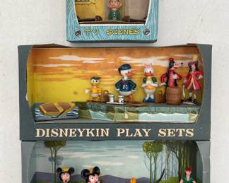 Disneykin Hard Plastic Character Play Sets