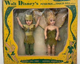 Peter Pan & Tinkerbell Dolls