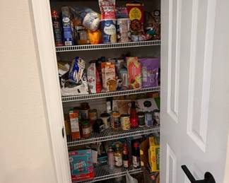 Assorted Household Pantry Inventory