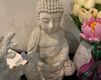 Meditating Buddha Garden Statue