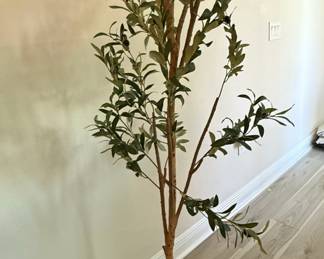 ft Artificial Olive Tree with Realistic Leaves and Olives