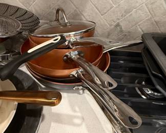 Gotham Steel Copper Cookware Set