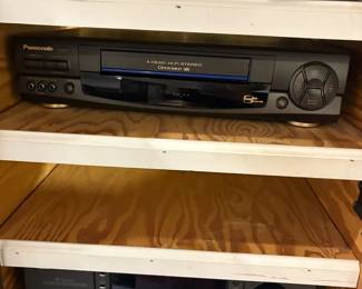 Panasonic Omnivision VHS VCR Plus Silver And RCA AV Receiver