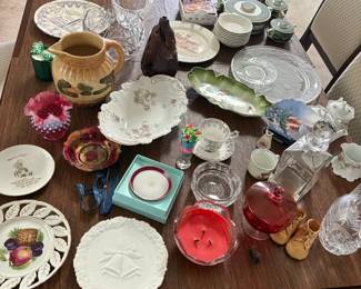 Glassware, Serving Pieces, Other Dishware