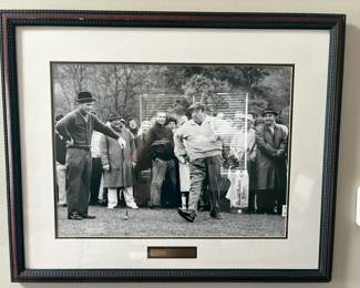 Framed Photo of Arnold Palmer and Jackie Gleason