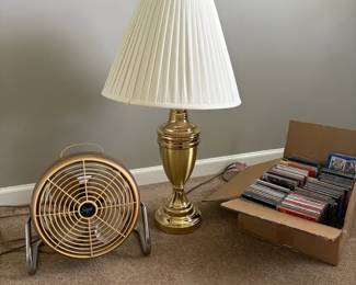 Lamp, Fan And CDs