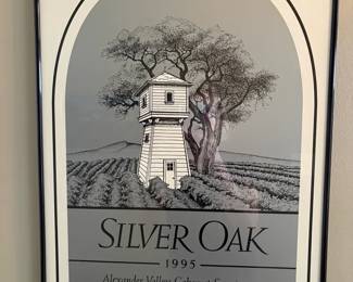Framed Silver Oak Winery Print