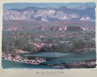 Framed Print of We-Ku-Pa Golf Club Hole 8