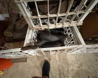 . . . cast iron pans
