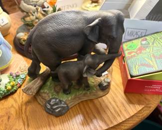 . . . Lenox elephant with baby