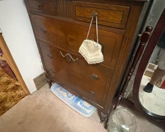 . . . 1940's walnut dresser