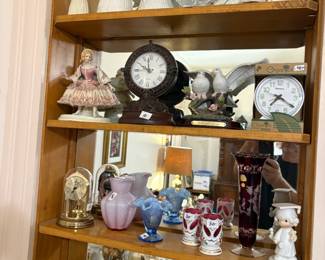 . . . cut-to-clear bud vases and more -- Fenton pieces and Precious Moments are not available
