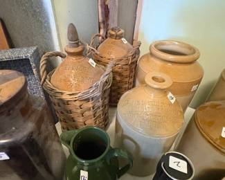 . . . more stoneware jugs