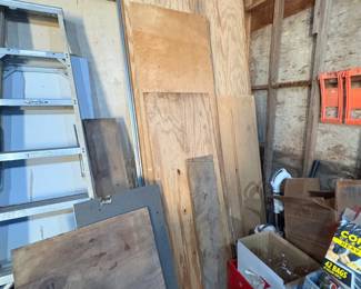 . . . plywood -- lots of other lumber available!