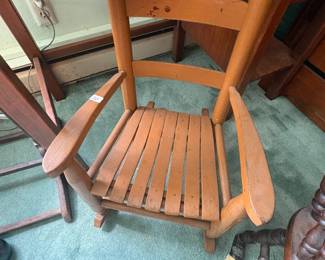 . . . child's rocker