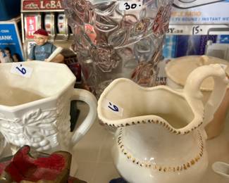 . . . large crystal vase