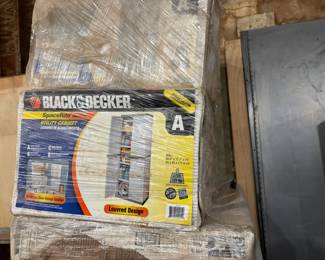 . . . Black and Decker storage unit