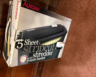 . . . Aurora shredder