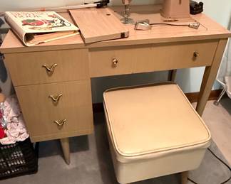 Singer 500A Rocketeer Sewing Machine and Desk