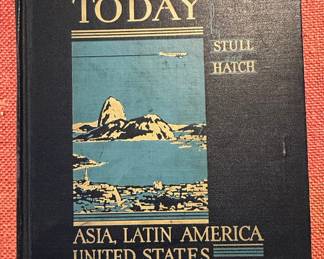 1934 Our World Today Stull & Hatch Textbook