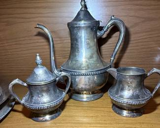 Sheets Rockford Silverplate Tea Set