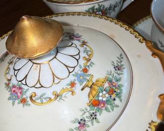 Noritake Romola Pattern Porcelain Tea Set