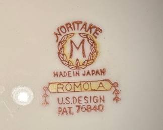 Noritake Romola Pattern Porcelain Tea Set