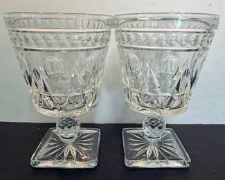 Indiana Glass Colony Park Lane Goblets