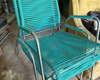 Fiam Mya Spaghetti Lounge Chair - Teal