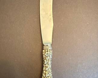 Stieff Rose Sterling Handle Butter Knife