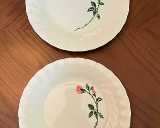 Yorkshire "Rose Stem" Fine Porcelain China Plate